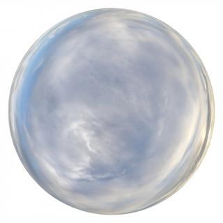 HDRi Skydome of Blue Clouded Sky 16K